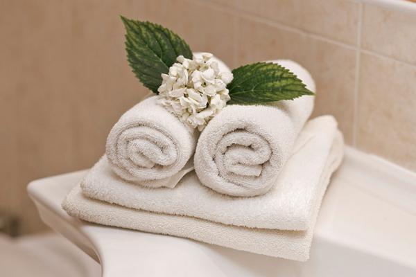 Asciugamani in bagno