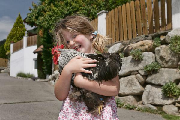 Kinderlachen am Bauernhof