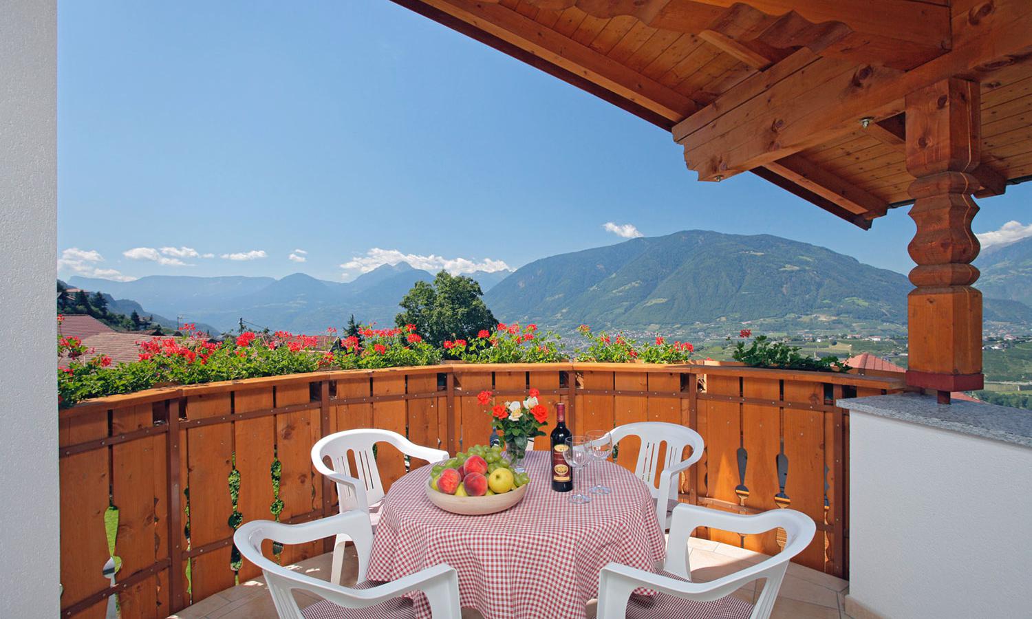 Südbalkon im Haus Laugenspitz